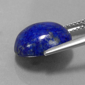 5,56 ctw natürlicher blauer Lapislazuli, Oval Schliff, Lichtundurchlässig