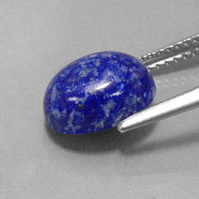 3,62 ctw natürlicher blauer Lapislazuli, Oval Schliff, Lichtundurchlässig