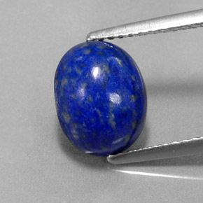 3,73 ctw natürlicher blauer Lapislazuli, Oval Schliff, Lichtundurchlässig