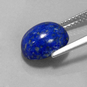 3,73 ctw natürlicher blauer Lapislazuli, Oval Schliff, Lichtundurchlässig