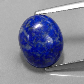 3,72 ctw natürlicher blauer Lapislazuli, Oval Schliff, Lichtundurchlässig