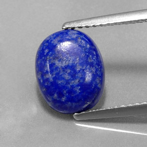 2,76 ctw natürlicher blauer Lapislazuli, Oval Schliff, Lichtundurchlässig