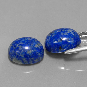  ct natürliche blauer Lapislazuli-Edelsteine, Oval Schliff, Lichtundurchlässig