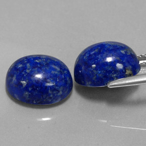  ct natürliche blauer Lapislazuli-Edelsteine, Oval Schliff, Lichtundurchlässig
