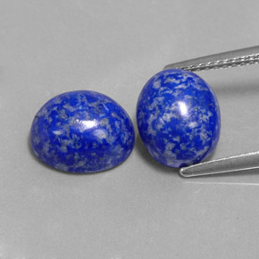  ct natürliche blauer Lapislazuli-Edelsteine, Oval Schliff, Lichtundurchlässig