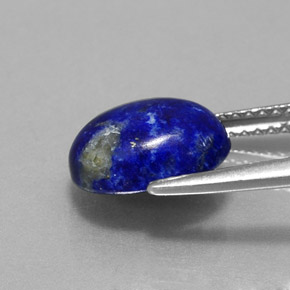 2,82 ctw natürlicher blauer Lapislazuli, Oval Schliff, Lichtundurchlässig