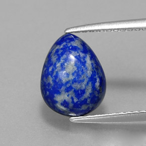 2,52 ctw natürlicher blauer Lapislazuli, Birnenform, Lichtundurchlässig