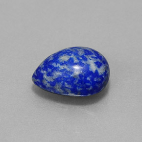2,52 ctw natürlicher blauer Lapislazuli, Birnenform, Lichtundurchlässig
