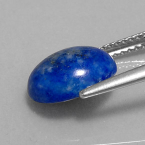 3,04 ctw natürlicher blauer Lapislazuli, Oval Schliff, Lichtundurchlässig