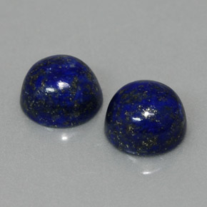  ct natürliche blauer Lapislazuli-Edelsteine, Rundschliff, Lichtundurchlässig