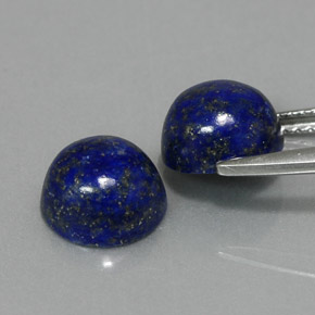  ct natürliche blauer Lapislazuli-Edelsteine, Rundschliff, Lichtundurchlässig