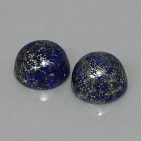  ct natürliche blauer Lapislazuli-Edelsteine, Rundschliff, Lichtundurchlässig