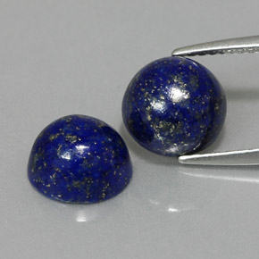  ct natürliche blauer Lapislazuli-Edelsteine, Rundschliff, Lichtundurchlässig