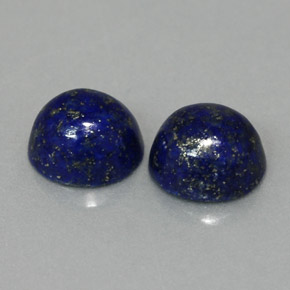  ct natürliche blauer Lapislazuli-Edelsteine, Rundschliff, Lichtundurchlässig