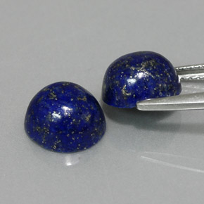  ct natürliche blauer Lapislazuli-Edelsteine, Rundschliff, Lichtundurchlässig