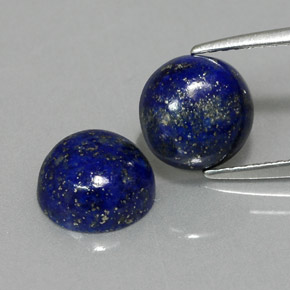  ct natürliche blauer Lapislazuli-Edelsteine, Rundschliff, Lichtundurchlässig