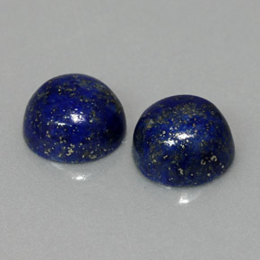  ct natürliche blauer Lapislazuli-Edelsteine, Rundschliff, Lichtundurchlässig