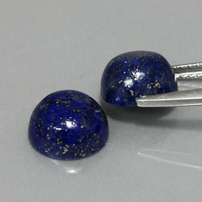  ct natürliche blauer Lapislazuli-Edelsteine, Rundschliff, Lichtundurchlässig
