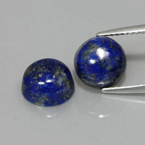  ct natürliche blauer Lapislazuli-Edelsteine, Rundschliff, Lichtundurchlässig