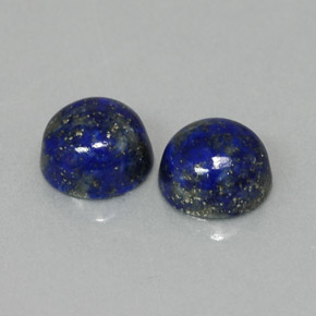  ct natürliche blauer Lapislazuli-Edelsteine, Rundschliff, Lichtundurchlässig
