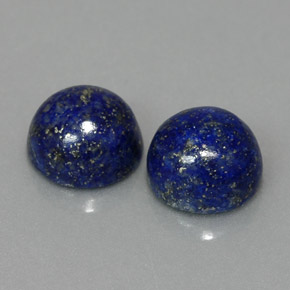 ct natürliche blauer Lapislazuli-Edelsteine, Rundschliff, Lichtundurchlässig