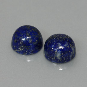  ct natürliche blauer Lapislazuli-Edelsteine, Rundschliff, Lichtundurchlässig