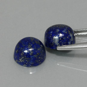  ct natürliche blauer Lapislazuli-Edelsteine, Rundschliff, Lichtundurchlässig