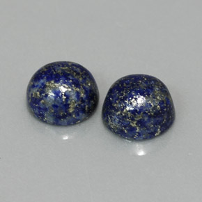  ct natürliche blauer Lapislazuli-Edelsteine, Rundschliff, Lichtundurchlässig