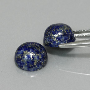  ct natürliche blauer Lapislazuli-Edelsteine, Rundschliff, Lichtundurchlässig