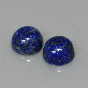  ct natürliche blauer Lapislazuli-Edelsteine, Rundschliff, Lichtundurchlässig