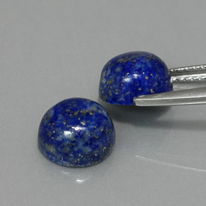  ct natürliche blauer Lapislazuli-Edelsteine, Rundschliff, Lichtundurchlässig