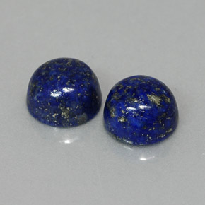 ct natürliche blauer Lapislazuli-Edelsteine, Rundschliff, Lichtundurchlässig