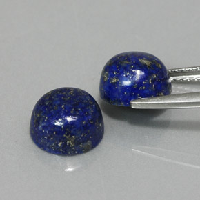  ct natürliche blauer Lapislazuli-Edelsteine, Rundschliff, Lichtundurchlässig