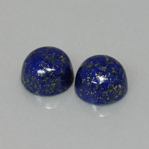  ct natürliche blauer Lapislazuli-Edelsteine, Rundschliff, Lichtundurchlässig
