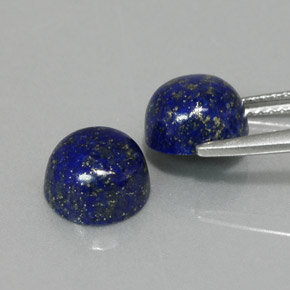 ct natürliche blauer Lapislazuli-Edelsteine, Rundschliff, Lichtundurchlässig