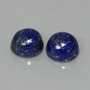  ct natürliche blauer Lapislazuli-Edelsteine, Rundschliff, Lichtundurchlässig