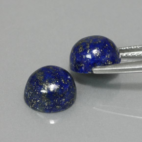  ct natürliche blauer Lapislazuli-Edelsteine, Rundschliff, Lichtundurchlässig