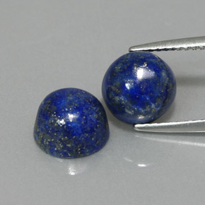  ct natürliche blauer Lapislazuli-Edelsteine, Rundschliff, Lichtundurchlässig