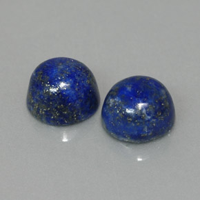  ct natürliche blauer Lapislazuli-Edelsteine, Rundschliff, Lichtundurchlässig
