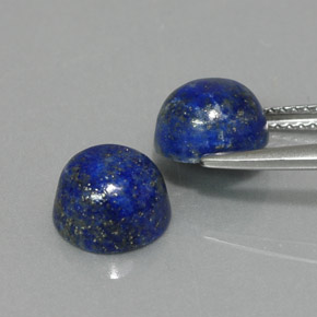 ct natürliche blauer Lapislazuli-Edelsteine, Rundschliff, Lichtundurchlässig