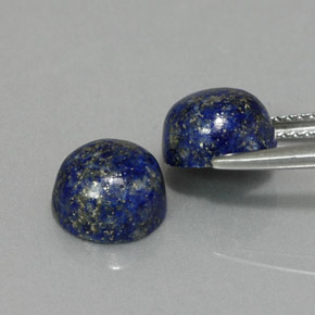  ct natürliche blauer Lapislazuli-Edelsteine, Rundschliff, Lichtundurchlässig