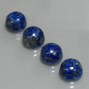  ct natürliche blauer Lapislazuli-Edelsteine, Rundschliff, Lichtundurchlässig