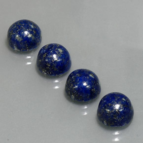  ct natürliche blauer Lapislazuli-Edelsteine, Rundschliff, Lichtundurchlässig