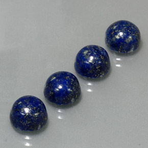  ct natürliche blauer Lapislazuli-Edelsteine, Rundschliff, Lichtundurchlässig