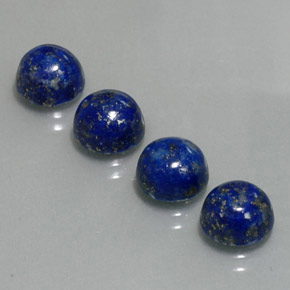  ct natürliche blauer Lapislazuli-Edelsteine, Rundschliff, Lichtundurchlässig