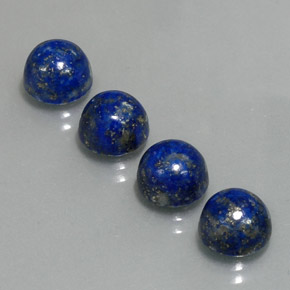  ct natürliche blauer Lapislazuli-Edelsteine, Rundschliff, Lichtundurchlässig