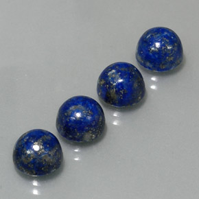  ct natürliche blauer Lapislazuli-Edelsteine, Rundschliff, Lichtundurchlässig