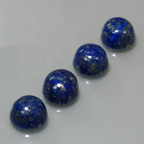  ct natürliche blauer Lapislazuli-Edelsteine, Rundschliff, Lichtundurchlässig