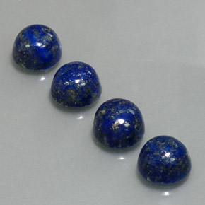  ct natürliche blauer Lapislazuli-Edelsteine, Rundschliff, Lichtundurchlässig