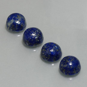  ct natürliche blauer Lapislazuli-Edelsteine, Rundschliff, Lichtundurchlässig